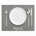 Mantel Individual Morocco Gris | Set de 4 y 6 Piezas – XUMA DECO