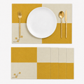 Mantel Individual Japan Amarillo | Set de 4 y 6 Piezas – XUMA DECO