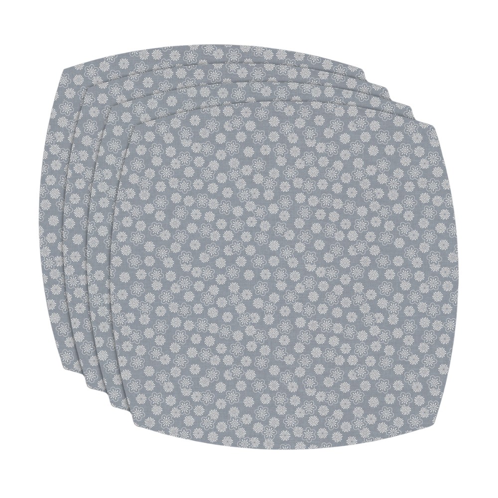 Daisy Holiday | Set de 4 Manteles Individuales |Resistentes y Limpios en Segundos.