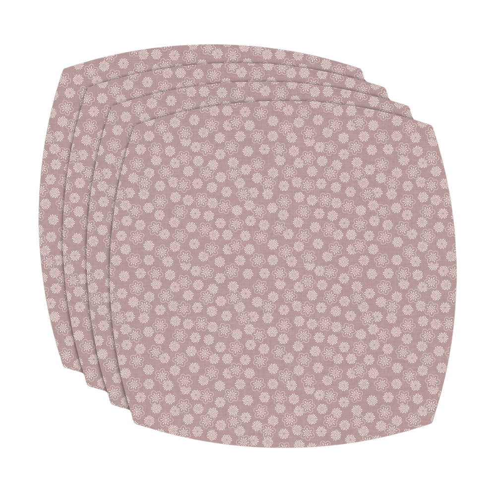 Daisy Holiday | Set de 4 Manteles Individuales |Resistentes y Limpios en Segundos.