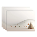 Set de 4 Manteles Individuales Navideños Clay Tree – Fácil Limpieza | XUMA DECO