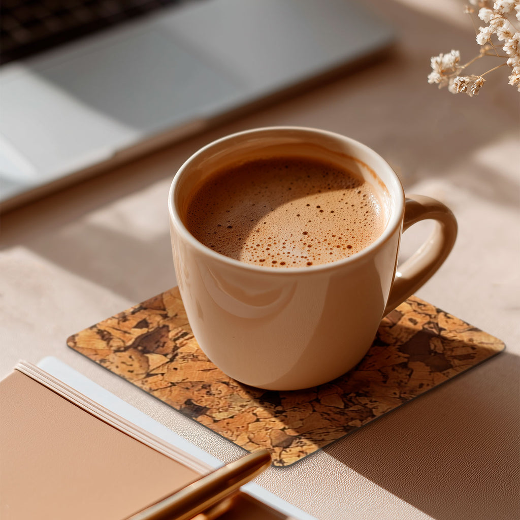 Portavasos Corcho con taza XUMA DECO